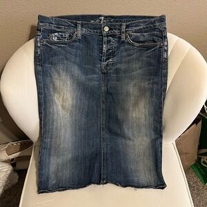 Midi Denim skirt size 30